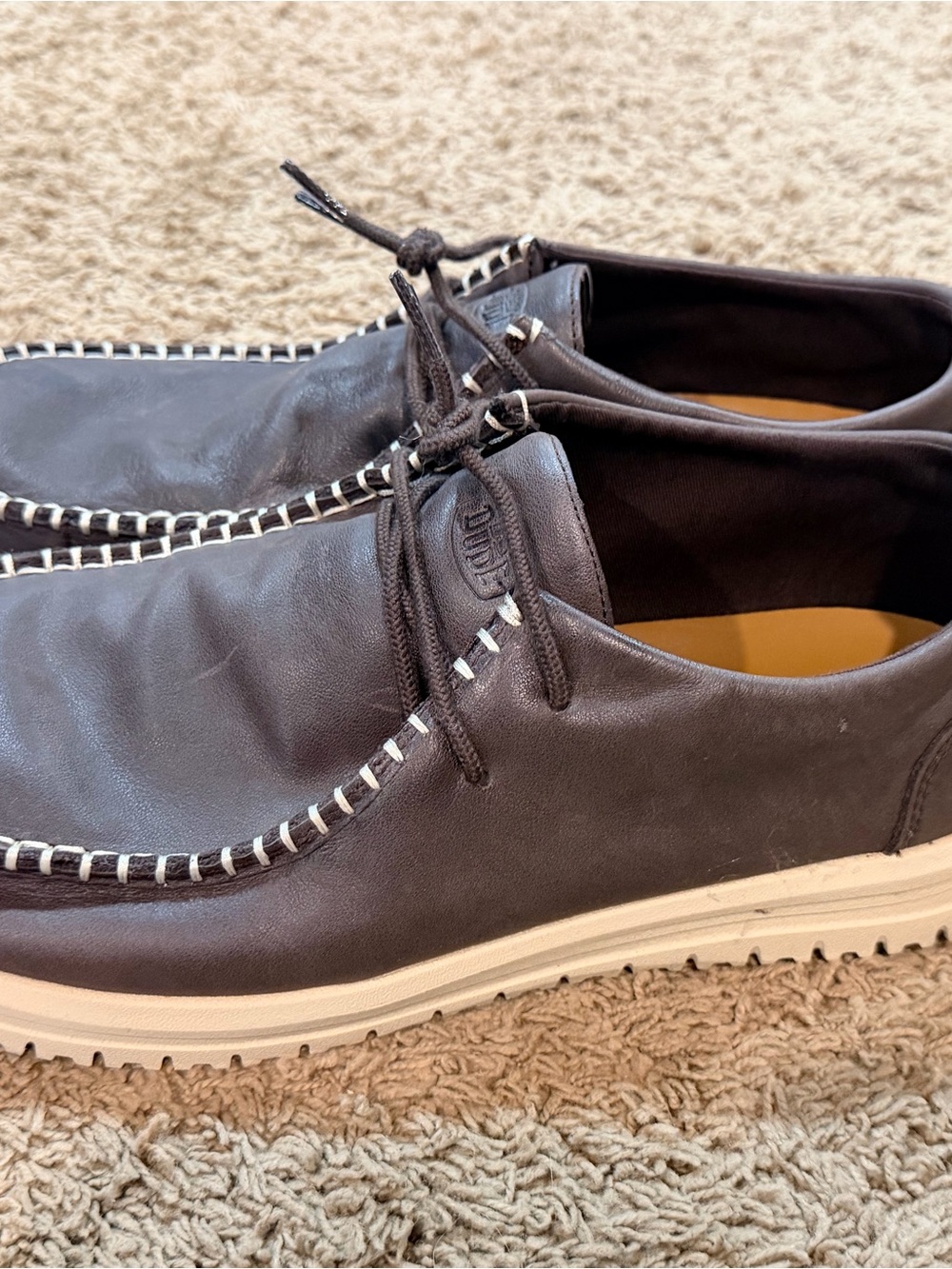 Hey Dude Wally NXT Moc Leather Mens size 13